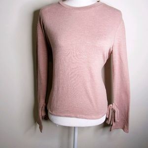 😍 ANTHROPOLOGIE R&D STYLE Dusty Rose Blouse Sz M